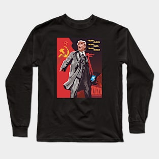 Trump Lenin Long Sleeve T-Shirt